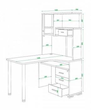 Стол компьютерный Домино СР-130 в Южноуральске - yuzhnouralsk.mebel24.online | фото 5