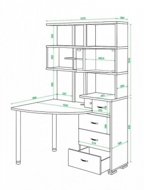 Стол компьютерный Домино СР-320 в Южноуральске - yuzhnouralsk.mebel24.online | фото 5