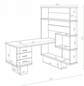 Стол компьютерный Домино СР-520 в Южноуральске - yuzhnouralsk.mebel24.online | фото 2