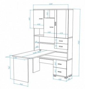 Стол компьютерный Домино СР-620/160 в Южноуральске - yuzhnouralsk.mebel24.online | фото 3