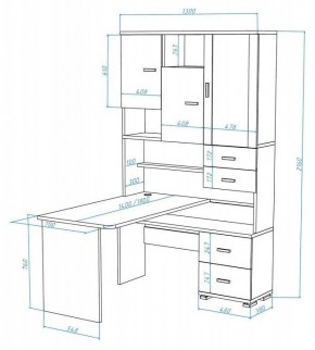 Стол компьютерный Домино СР-620/180 в Южноуральске - yuzhnouralsk.mebel24.online | фото 2