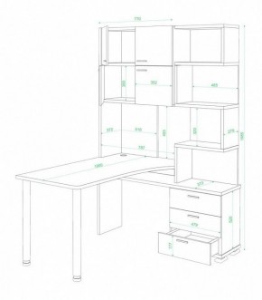 Стол компьютерный Латте СР-500М190 в Южноуральске - yuzhnouralsk.mebel24.online | фото 3