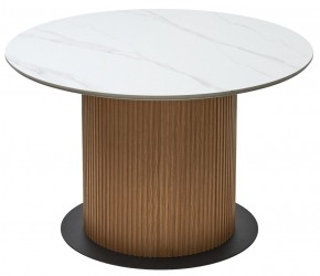 Стол MESA D120 цвет БЕЛЫЙ МРАМОР M326 / Каркас OAK, ®DISAUR в Южноуральске - yuzhnouralsk.mebel24.online | фото 7