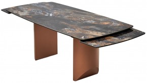 Стол ПУАНТО 200 TITANIUM LAWA NERO, керамика / МЕДЬ каркас М-City в Южноуральске - yuzhnouralsk.mebel24.online | фото 11