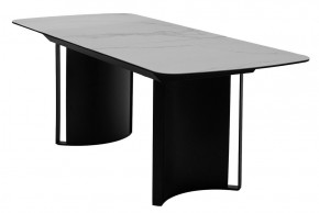 Стол RASMUS 160 TL-45 Белый мрамор, испанская керамика / черный каркас, ®DISAUR в Южноуральске - yuzhnouralsk.mebel24.online | фото 4