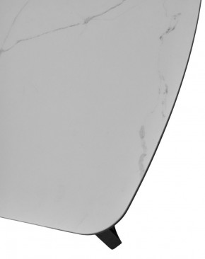 Стол RASMUS 160 TL-45 Белый мрамор, испанская керамика / черный каркас, ®DISAUR в Южноуральске - yuzhnouralsk.mebel24.online | фото 6