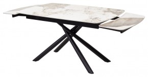 Стол RIVOLI 140 GLOSS LUXURY PANDORA SOLID CERAMIC / BLACK, ®DISAUR в Южноуральске - yuzhnouralsk.mebel24.online | фото 6