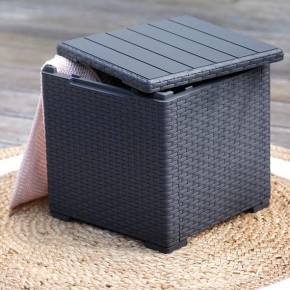 Стол с функцией хранения Виго (Vigo storage box) графит в Южноуральске - yuzhnouralsk.mebel24.online | фото 1