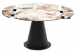 Стол TERAMO 135 GLOSS GRAND JADE SOLID CERAMIC, керамика, поворотн.механизм / Черный каркас, ®DISAUR в Южноуральске - yuzhnouralsk.mebel24.online | фото 14