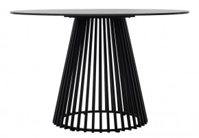 Стол TERNI 120 MATT BLACK MARBLE SOLID CERAMIC Черный мрамор матовый, керамика /Черн.каркас, ®DISAUR в Южноуральске - yuzhnouralsk.mebel24.online | фото 7