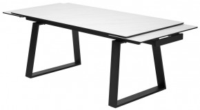 Стол VASTO 180 MARBLES KL-99 Белый мрамор матовый, итальянская керамика/ черный каркас, ®DISAUR в Южноуральске - yuzhnouralsk.mebel24.online | фото 6