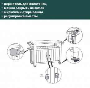 Столик для барбекю 207 Л (Unity XL 207L) в Южноуральске - yuzhnouralsk.mebel24.online | фото 9