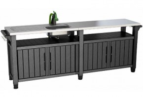 Столик для барбекю 415 Л (Unity Chef 415 L) графит в Южноуральске - yuzhnouralsk.mebel24.online | фото 3