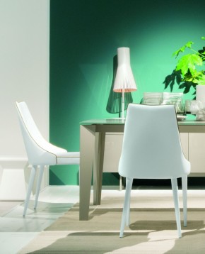 Стул CLARA 40.11 (TR505 white with sand cordonet, экокожа) в Южноуральске - yuzhnouralsk.mebel24.online | фото 2