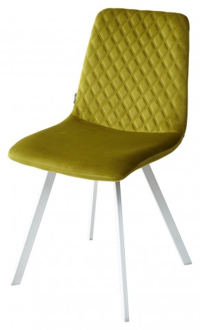 Стул DAIQUIRI BLUVEL-75 OLIVA / белый каркас, велюр М-City в Южноуральске - yuzhnouralsk.mebel24.online | фото 4