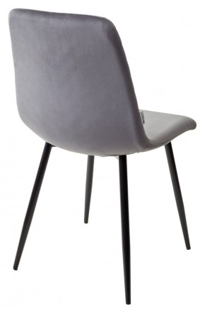 Стул DUKE BLUVEL-14 GREY, велюр / черный каркас М-City в Южноуральске - yuzhnouralsk.mebel24.online | фото 3