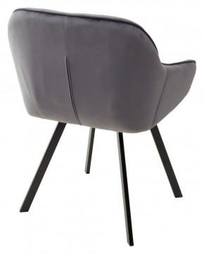 Стул GALE 360 град. поворот. BLUVEL-14 GREY, велюр/ черный каркас, М-City в Южноуральске - yuzhnouralsk.mebel24.online | фото 3
