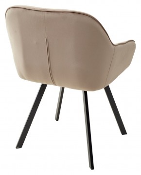 Стул GALE 360 град. поворот. BLUVEL-40 BEIGE, велюр/ черный каркас, М-City в Южноуральске - yuzhnouralsk.mebel24.online | фото 4
