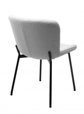 Стул RIYA UF992-01 Белый, teddy / черный каркас М-City в Южноуральске - yuzhnouralsk.mebel24.online | фото 2