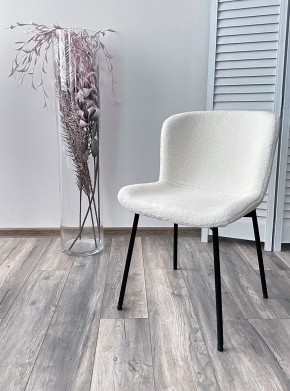 Стул RIYA UF992-01 Белый, teddy / черный каркас М-City в Южноуральске - yuzhnouralsk.mebel24.online | фото 3