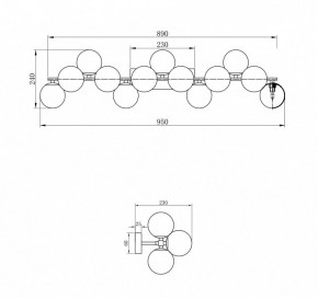 Светильник на штанге Maytoni Dallas MOD547WL-13CH в Южноуральске - yuzhnouralsk.mebel24.online | фото 3