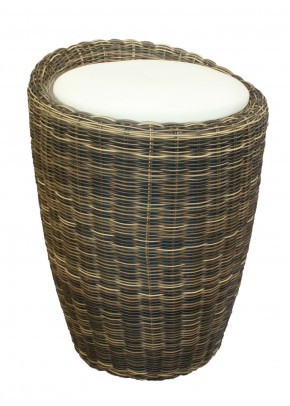 Табурет с местом для хранения LM-1100Rattan, кремовый в Южноуральске - yuzhnouralsk.mebel24.online | фото