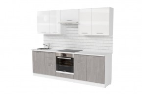ТЕРЦИЯ Кухонный гарнитур Базис (2400 мм) в Южноуральске - yuzhnouralsk.mebel24.online | фото 3