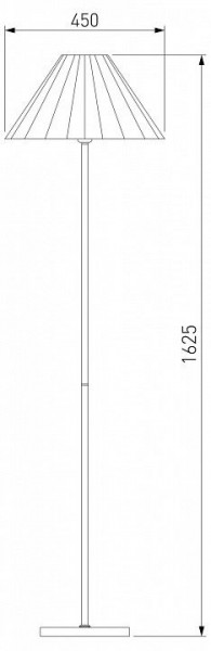 Торшер Eurosvet Peony 01133/1 хром/графит в Южноуральске - yuzhnouralsk.mebel24.online | фото 3