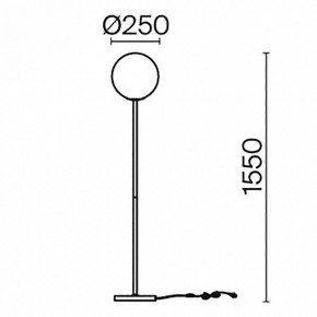 Торшер Maytoni Ring MOD013FL-01B в Южноуральске - yuzhnouralsk.mebel24.online | фото 4