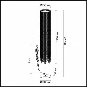 Торшер Odeon Light Chokka 5028/3F в Южноуральске - yuzhnouralsk.mebel24.online | фото 4