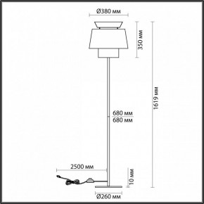 Торшер Odeon Light Kressa 4992/1F в Южноуральске - yuzhnouralsk.mebel24.online | фото 4