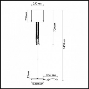 Торшер Odeon Light Nicole 4890/1F в Южноуральске - yuzhnouralsk.mebel24.online | фото 4