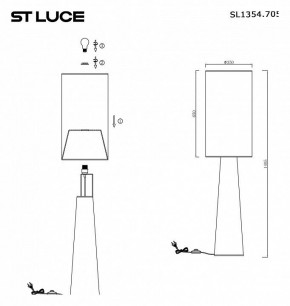 Торшер ST-Luce Jackie SL1354.705.01 в Южноуральске - yuzhnouralsk.mebel24.online | фото 5