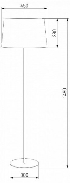 Торшер TK Lighting Maja 2919 Maja в Южноуральске - yuzhnouralsk.mebel24.online | фото 2