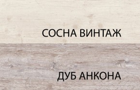 Тумба 1D1SU, MONAKO, цвет Сосна винтаж/дуб анкона в Южноуральске - yuzhnouralsk.mebel24.online | фото 3