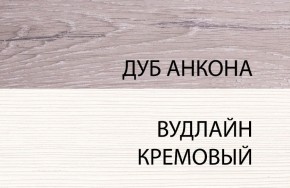 Тумба 1S, OLIVIA, цвет вудлайн крем/дуб анкона в Южноуральске - yuzhnouralsk.mebel24.online | фото 3
