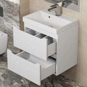 Тумба под раковину Uperwood Tanos 50 см, подвесная, белая матовая в Южноуральске - yuzhnouralsk.mebel24.online | фото 3