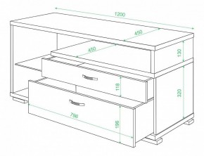 Тумба под ТВ Домино ТК-10 в Южноуральске - yuzhnouralsk.mebel24.online | фото 2
