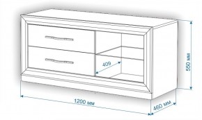 Тумба под ТВ Нобиле КА120 в Южноуральске - yuzhnouralsk.mebel24.online | фото 2