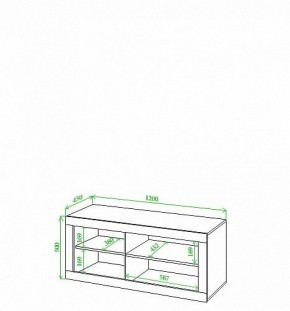 Тумба под ТВ Toivo Кон120 в Южноуральске - yuzhnouralsk.mebel24.online | фото 2