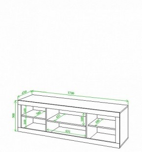 Тумба под ТВ Toivo Кон170 в Южноуральске - yuzhnouralsk.mebel24.online | фото 2