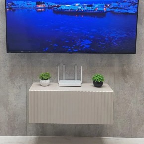 Тумба подвесная под ТВ LINES MTV1-MA 750 Бежевый (Леда-М 10.1.5) в Южноуральске - yuzhnouralsk.mebel24.online | фото 5