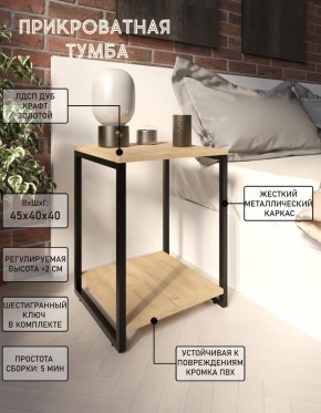 Тумба прикроватная "Лофт" (Лф.Т-2) в Южноуральске - yuzhnouralsk.mebel24.online | фото 4