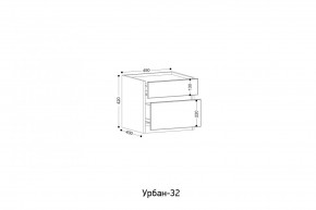 УРБАН- 32 Тумба в Южноуральске - yuzhnouralsk.mebel24.online | фото 2