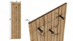 Вешалка настенная Веста в Южноуральске - yuzhnouralsk.mebel24.online | фото 8